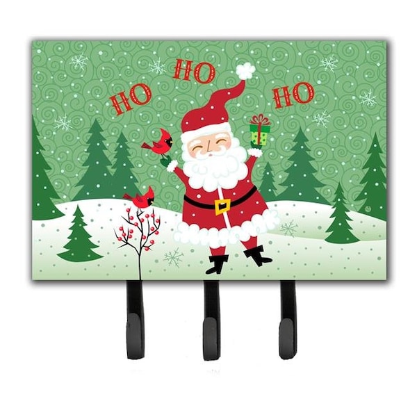 Carolines Treasures Carolines Treasures VHA3016TH68 Merry Christmas Santa Claus Ho Ho Ho Leash or Key Holder VHA3016TH68 - main